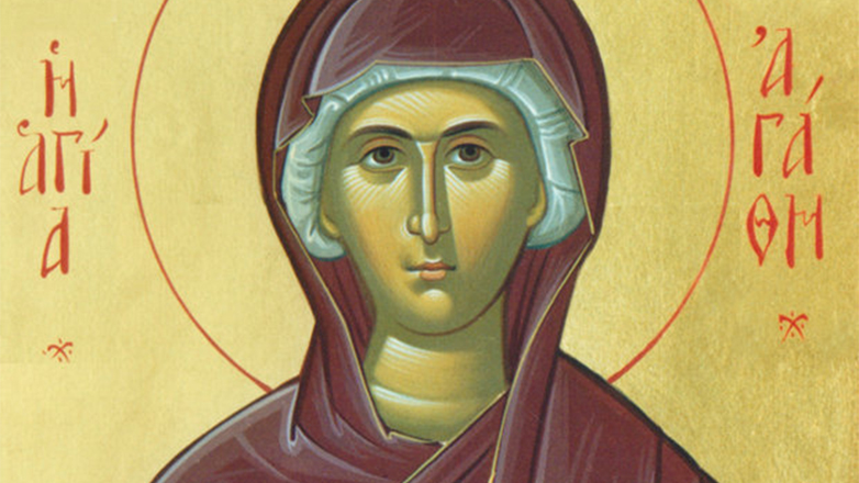 Ποια ήταν η Αγία Αγάθη που τιμάται σήμερα