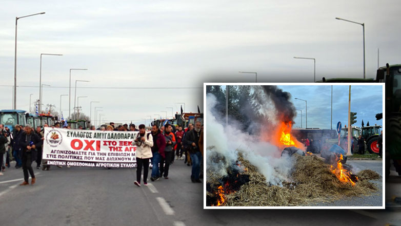 Νέα μπλόκα σε Πλατύκαμπο, Στεφανοβίκειο και Καρδίτσα