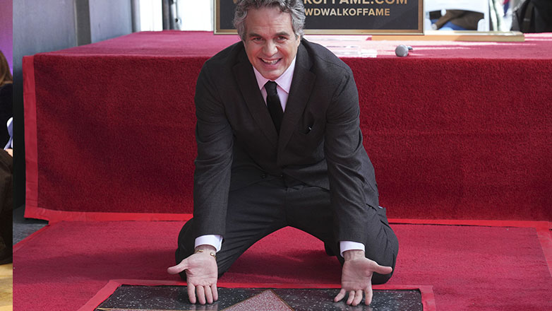 Χόλιγουντ: Τιμήθηκε με το δικό του αστέρι στη Λεωφόρο της Δόξας ο Μαρκ Ράφαλο
