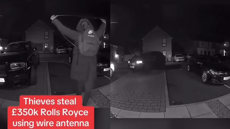 Έκλεψαν με μια μεγάλη κεραία, Rolls Royce αξίας 350.000 λιρών