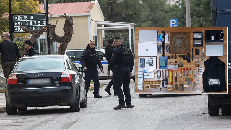 ΕΛΑΣ: Δεν συνδέονται μεταξύ τους οι τέσσερις συλληφθέντες για όπλα και εκρηκτικά