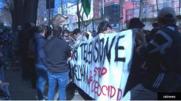 Ιταλία: Δέκα τραυματίες έξω από τα γραφεία της Rai στην Νάπολη, σε κινητοποίηση αριστερών ακτιβιστών