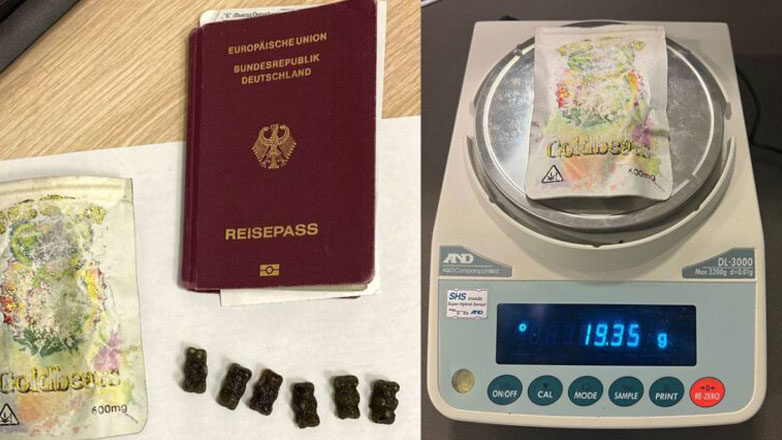 Ρωσία: Συνελήφθη Γερμανός που ταξίδευε έχοντας στην κατοχή του καραμέλες ζελέ με κάνναβη