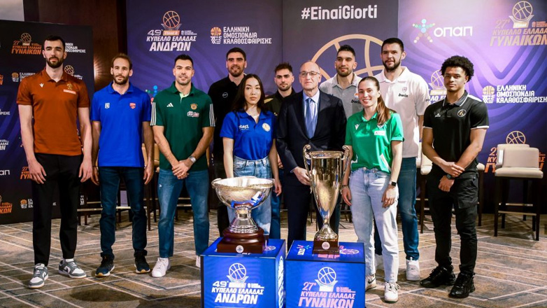 Οι πρωταγωνιστές του ΟΠΑΠ Final 8 Κυπέλλου Ελλάδας μιλούν στον ΟΠΑΠ λίγο πριν από το πρώτο τζάμπολ