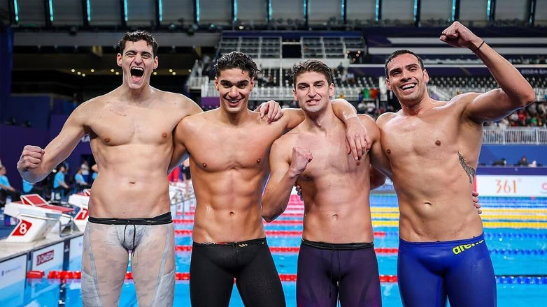 Κολύμβηση: Νέο πανελλήνιο ρεκόρ και έκτη θέση στα 4Χ200μ. ελεύθερο ανδρών η εθνική