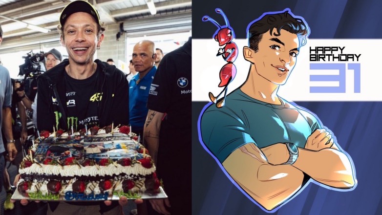 Γενέθλια για τους Valentino Rossi & Marc Marquez