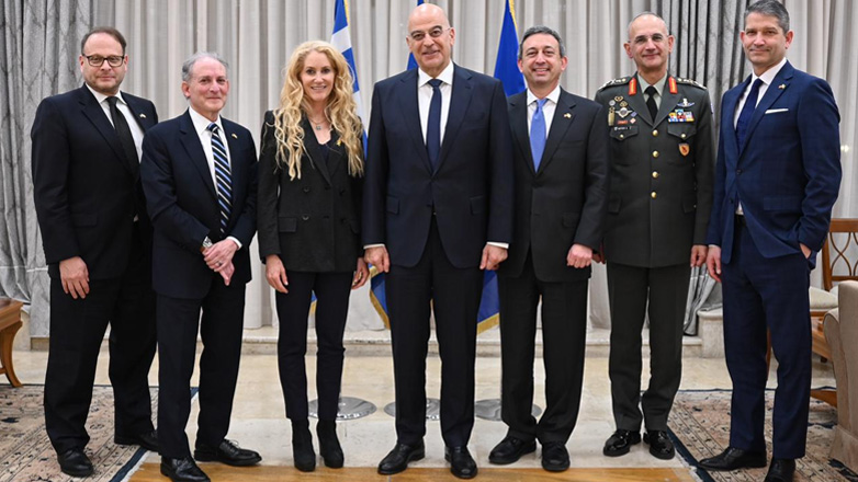 Συνάντηση Δένδια με τον πρόεδρο και στελέχη της οργάνωσης American Israeli Public Affairs Committee