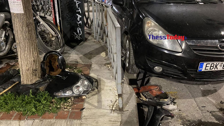 Θεσσαλονίκη: Έκλεψαν περίπτερο και μετά από λίγο τράκαραν με ταξί