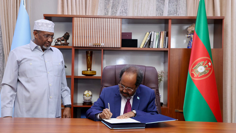 Ο πρόεδρος της Σομαλίας υπέγραψε αμυντική συμφωνία με την Τουρκία