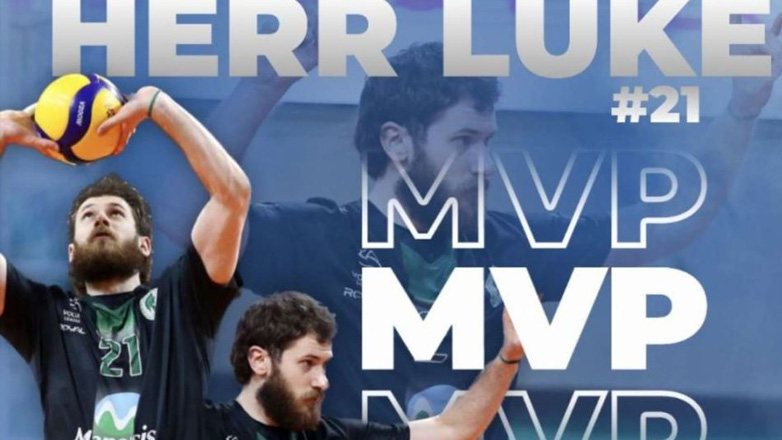 Βόλεϊ: MVP της 15ης αγωνιστικής ο Λουκ Χερ