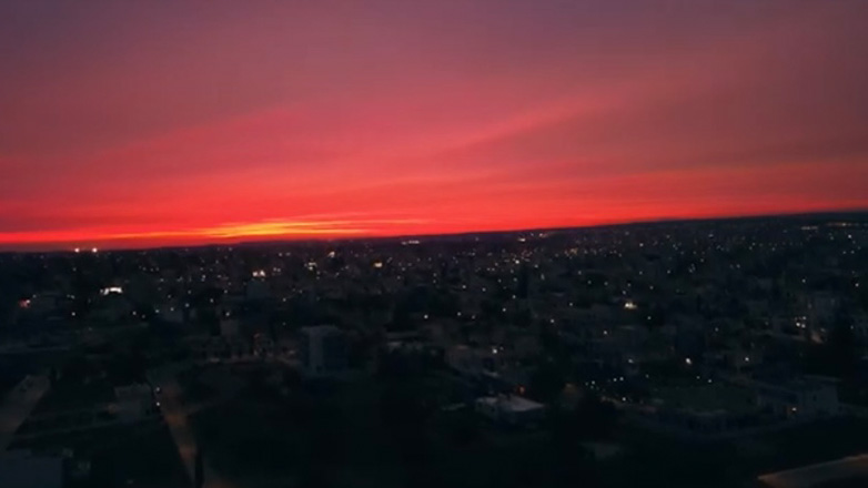 Ένα μαγικό ηλιοβασίλεμα στην Κύπρο από… ψηλά