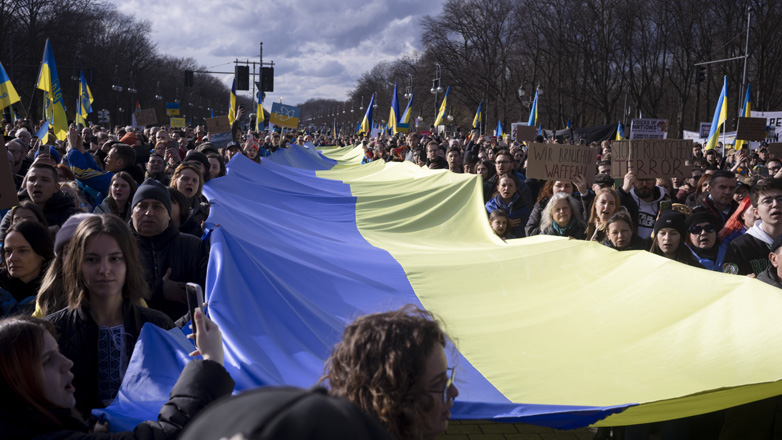 Διαδηλώσεις στην Ευρώπη κατά τη δεύτερη επέτειο της ρωσικής εισβολής