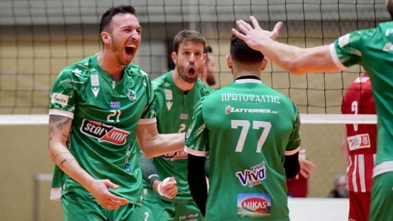 Βόλεϊ: Πήρε «καθαρή» νίκη (3-1) επί του Ολυμπιακού και την πρώτη θέση ο Παναθηναϊκός