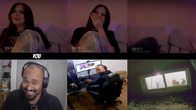 Δεν μπορούσε να σταματήσει να γελάει