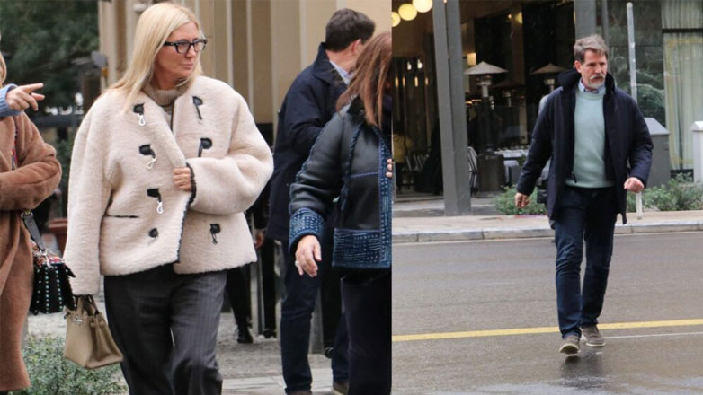 Παύλος – Μαρί Σαντάλ: Βόλτα στο κέντρο της Αθήνας λίγο πριν το «διπλό» μνημόσυνο του τέως Βασιλιά Κωνσταντίνου