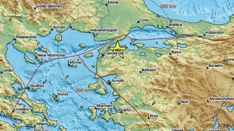 Τουρκία: Σεισμός 4,6 βαθμών στα Δαρδανέλλια