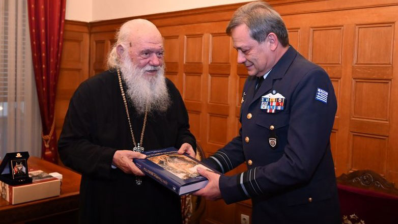 Συνάντηση του Αρχηγού ΓΕΑ με τον Αρχιεπίσκοπο Αθηνών και Πάσης Ελλάδος