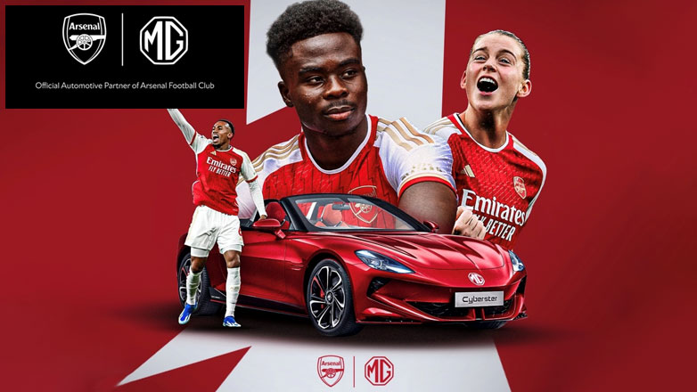 Για δύο χρόνια δύο ιστορικές βρετανικές «δυνάμεις», η MG και η ARSENAL θα «τρέχουν» μαζί