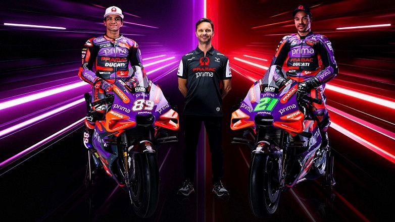 Η Prima Pramac Racing αποκαλύπτει τη νέα μοτοσυκλέτα στο Μπαχρέιν