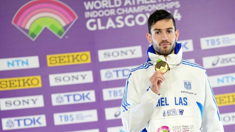 Η απονομή του χρυσού μεταλλίου στον τεράστιο Τεντόγλου