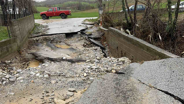 Τις πληγές της μετρά η Πιερία από τα έντονα καιρικά φαινόμενα