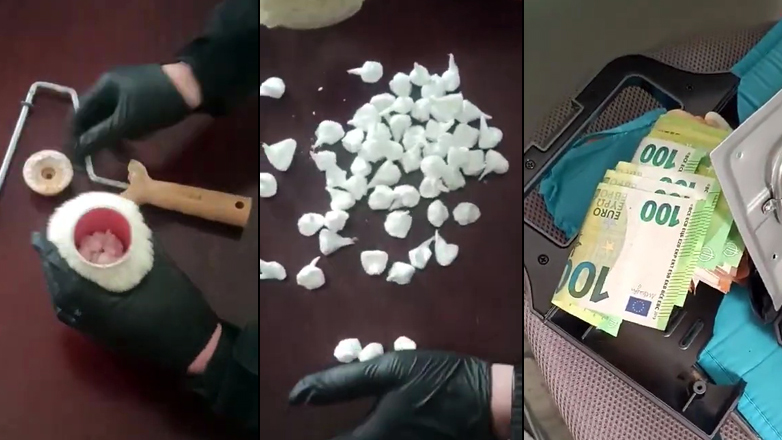 Έκρυβαν την κοκαΐνη σε… ρολά βαψίματος και τα λεφτά μέσα σε τοστιέρα