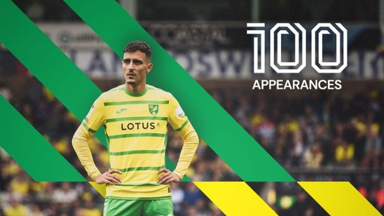 Ο Γιαννούλης συμπλήρωσε 100 συμμετοχές με τη Νόριτς