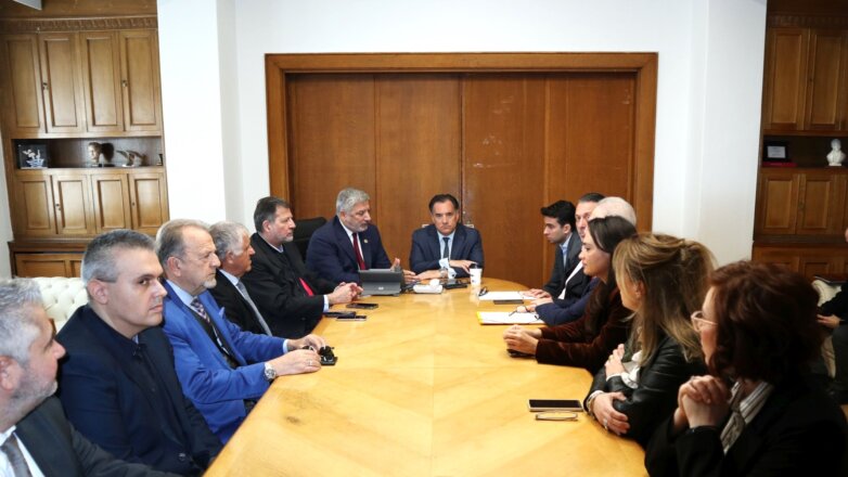 Συνάντηση του Προέδρου της Ελιτούρ Γ. Πατούλη με τον Υπουργό Υγείας Α. Γεωργιάδη