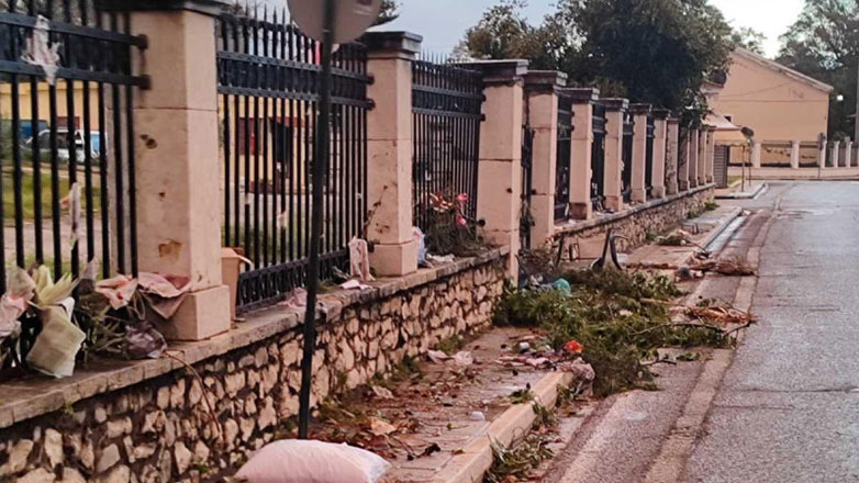 Ανεμοστρόβιλος «χτύπησε» το Μεσολόγγι