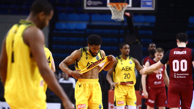 Basketball Champions League: Πέμπτη ήττα για την ΑΕΚ, 100-89 η Μούρθια