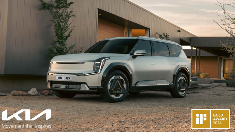 Kia EV9: Χρυσό βραβείο σχεδιασμού και πέντε νίκες στα iF Design Awards 2024