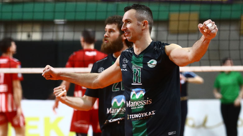 Volley League: Ισοφάρισε την ημιτελική σειρά σε 1-1 ο Μίλων, 3-0 τον Ολυμπιακό