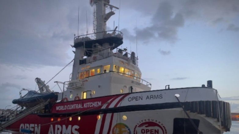 Στο λιμάνι της Γάζας έφτασε το πλοίο «Open Arms»
