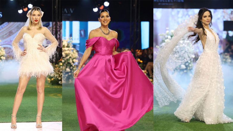 Οι διάσημες Ελληνίδες φόρεσαν νυφικό και εντυπωσίασαν στην πασαρέλα του Yes I Do Catwalk