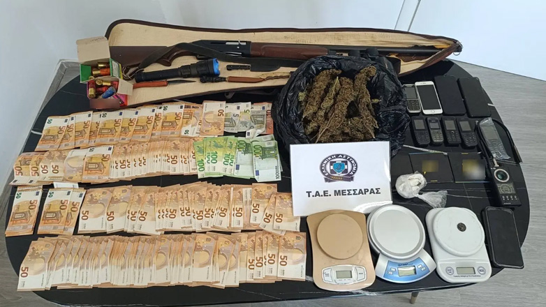 Ηράκλειο: Έκρυβαν σε υπαίθριο χώρο μισό κιλό κάνναβης – Δύο συλλήψεις