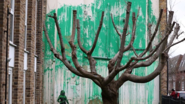 Λονδίνο: Βανδάλισαν το τελευταίο έργο του Banksy