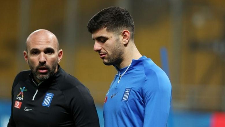 Απρόοπτο με τον Κουλιεράκη στην τελευταία προπόνηση της Εθνικής εν όψει Καζακστάν