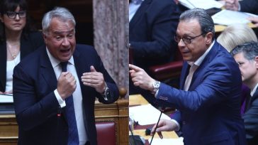 Βουλή: Άγρια κόντρα Βορίδη-Φάμελλου για τα Τέμπη