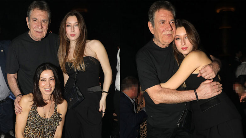 Άγγελος Διονυσίου: Σπάνια δημόσια εμφάνιση με την σύζυγο και την κόρη τους