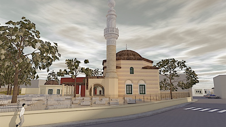 Ρόδος: Σε εξέλιξη η αποκατάσταση του τεμένους Μουράτ Ρέις και του μαυσωλείου Μεχμέτ Σεκίμπ στη Μεσαιωνική πόλη