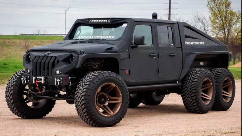 Ποιος πασίγνωστος μπασκετμπολίστας κυκλοφορεί με αυτό το 6τροχο τανκ;