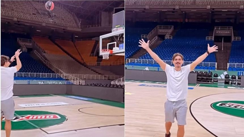 O Δημήτρης Γιαννακόπουλος έκανε αναπαράσταση του τελικού της Euroleague με… buzzer beater Σλούκα!