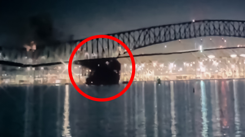 Σοκαριστικά βίντεο από τη Βαλτιμόρη: Πλοίο έπεσε σε γέφυρα και προκάλεσε την κατάρρευση της