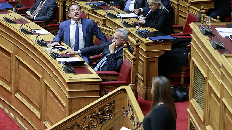 Κόντρα Κωνσταντοπούλου – Γεωργιάδη στη Βουλή – «Κουνάτε το κεφάλι…»