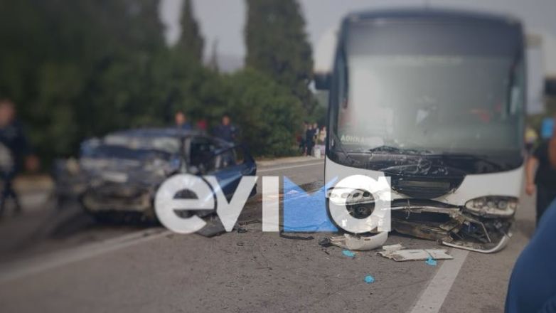 Τροχαίο δυστύχημα στην Εύβοια: Αυτοκίνητο συγκρούστηκε με λεωφορείο του ΚΤΕΛ – Ακαριαίος ο θάνατος του οδηγού του ΙΧ