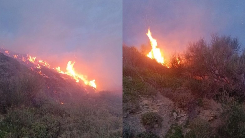 Λασίθι: Σε ύφεση η πυρκαγιά στη Σητεία