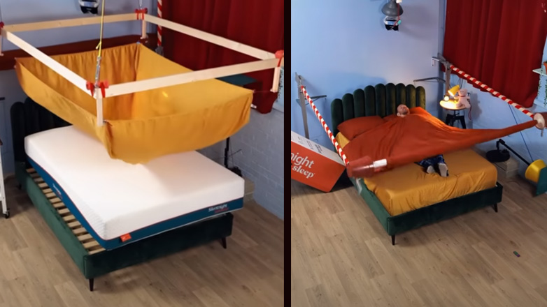 Μηχανή Rube Goldberg για τεμπέληδες