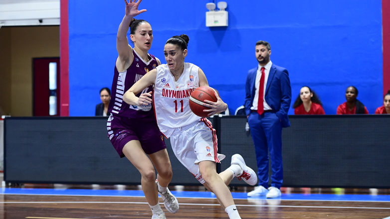 Μπάσκετ Γυναικών: Οριστικά πρώτος στην κανονική περίοδο ο Ολυμπιακός, 89-54 τη Νίκη Λευκάδας