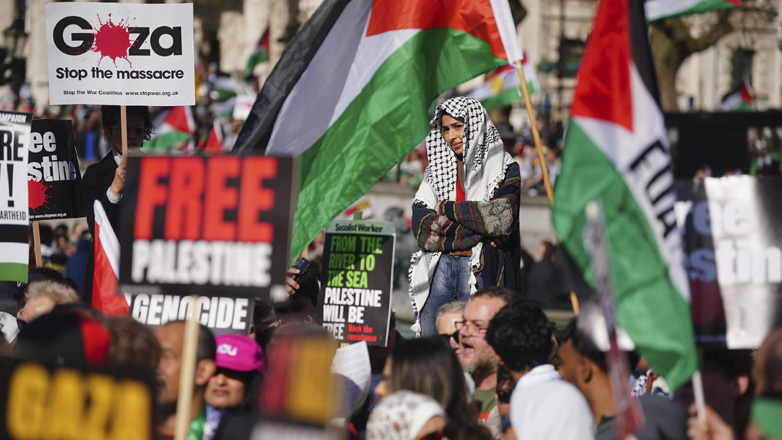 Νέα διαδήλωση στο Λονδίνο με αίτημα κατάπαυση του πυρός στη Λωρίδα της Γάζας