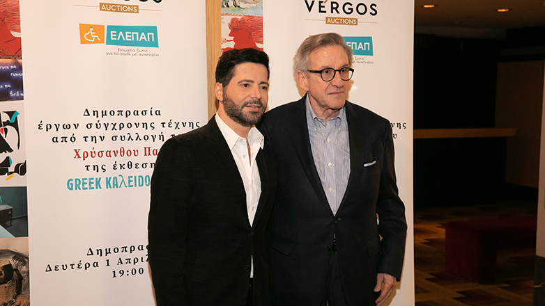 Δυναμικό «παρών» από το φιλότεχνο κοινό στα εγκαίνια της έκθεσης έργων τέχνης του Χρύσανθου Πανά